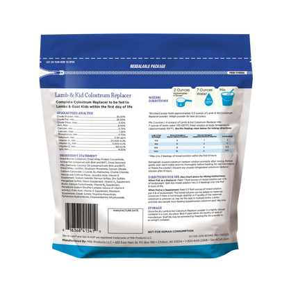 Lamb & Kid Colostrum Replacer