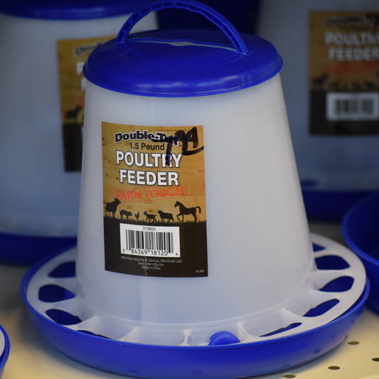 Double Tuff Poultry Feeder 1.5lb