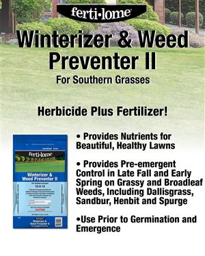 Winterizer & Weed Preventer II 10-0-14