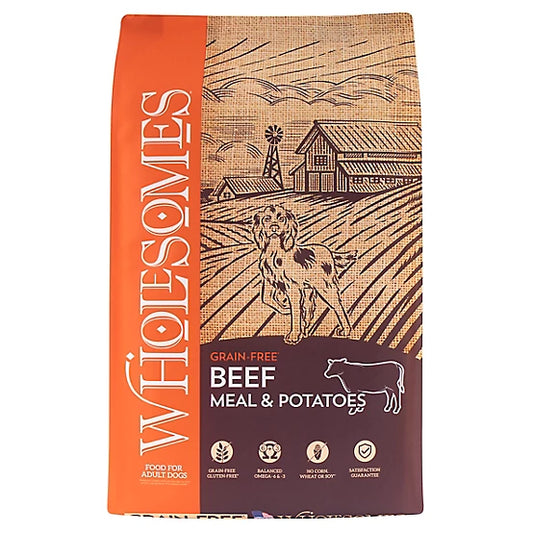 Wholesomes Beef Meal and Potatoes Grain Free 35lb