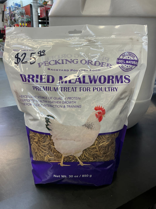 Pecking Order Dried Mealworms