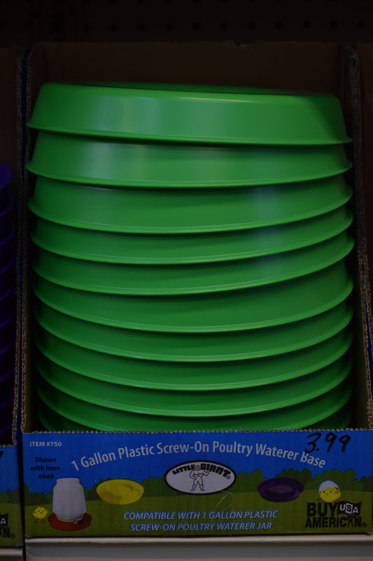 1 Gal Waterer Base