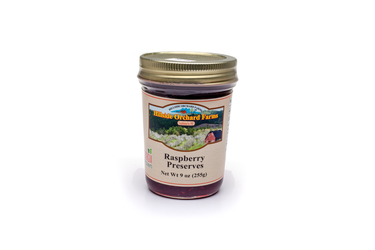 Red Raspberry Preserves: 9oz