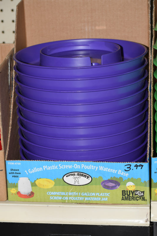 1 Gal Waterer Base
