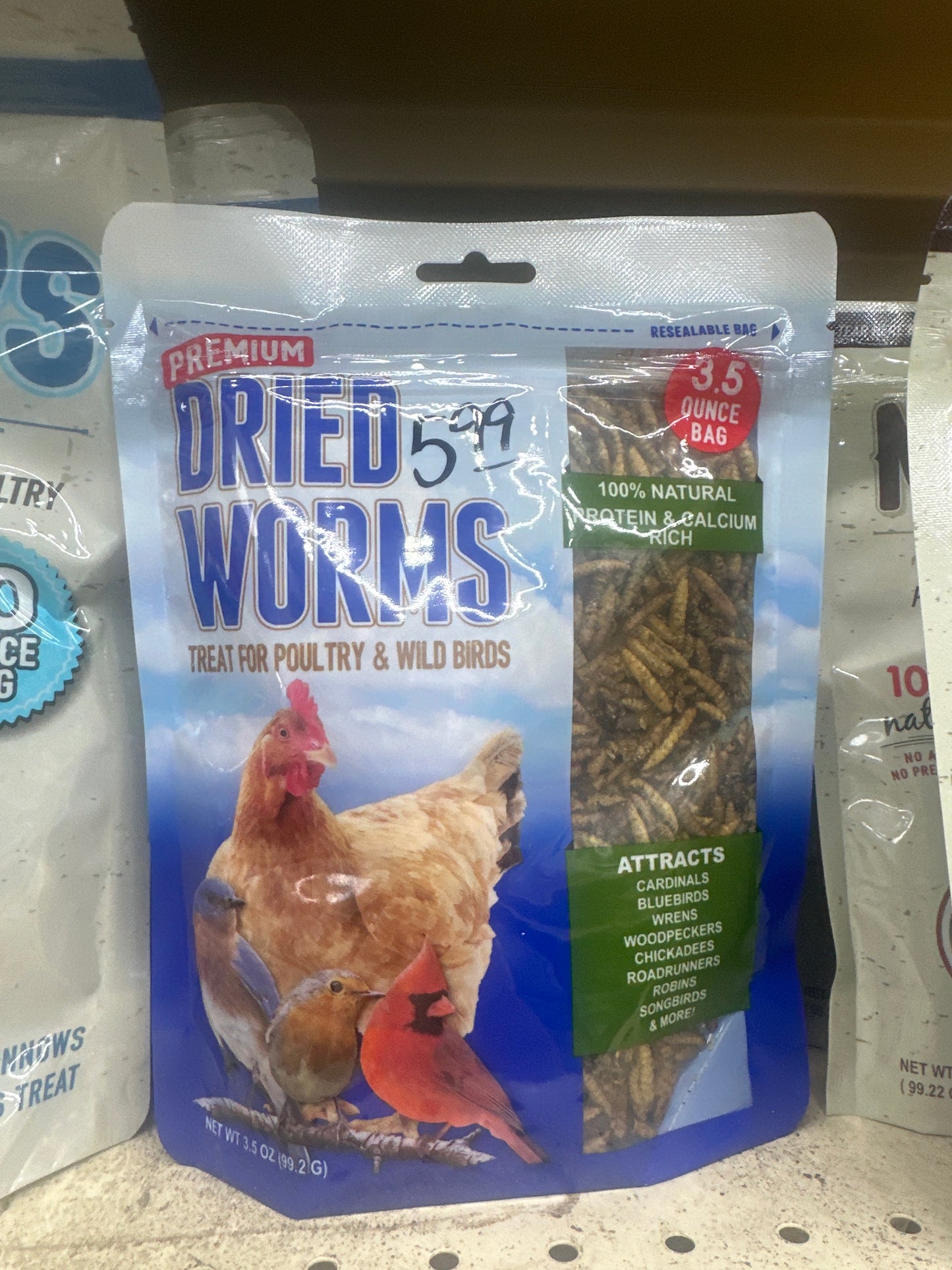 Premium Dried Worms