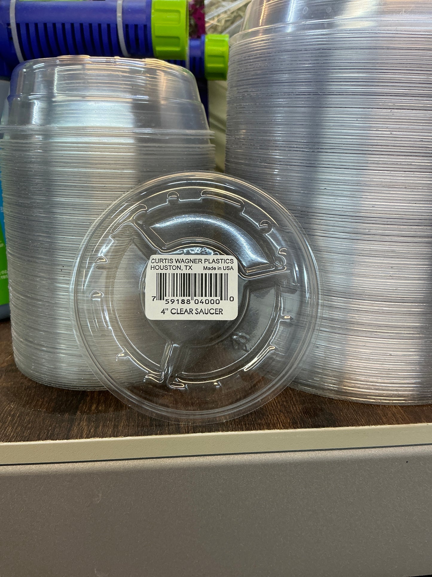 4” Clear Saucer