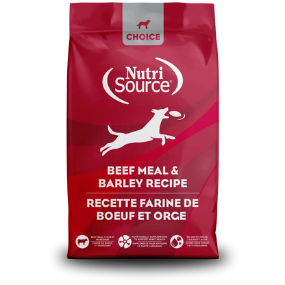 Nutrisource Beef Meal & Barely 5lb, 40lb