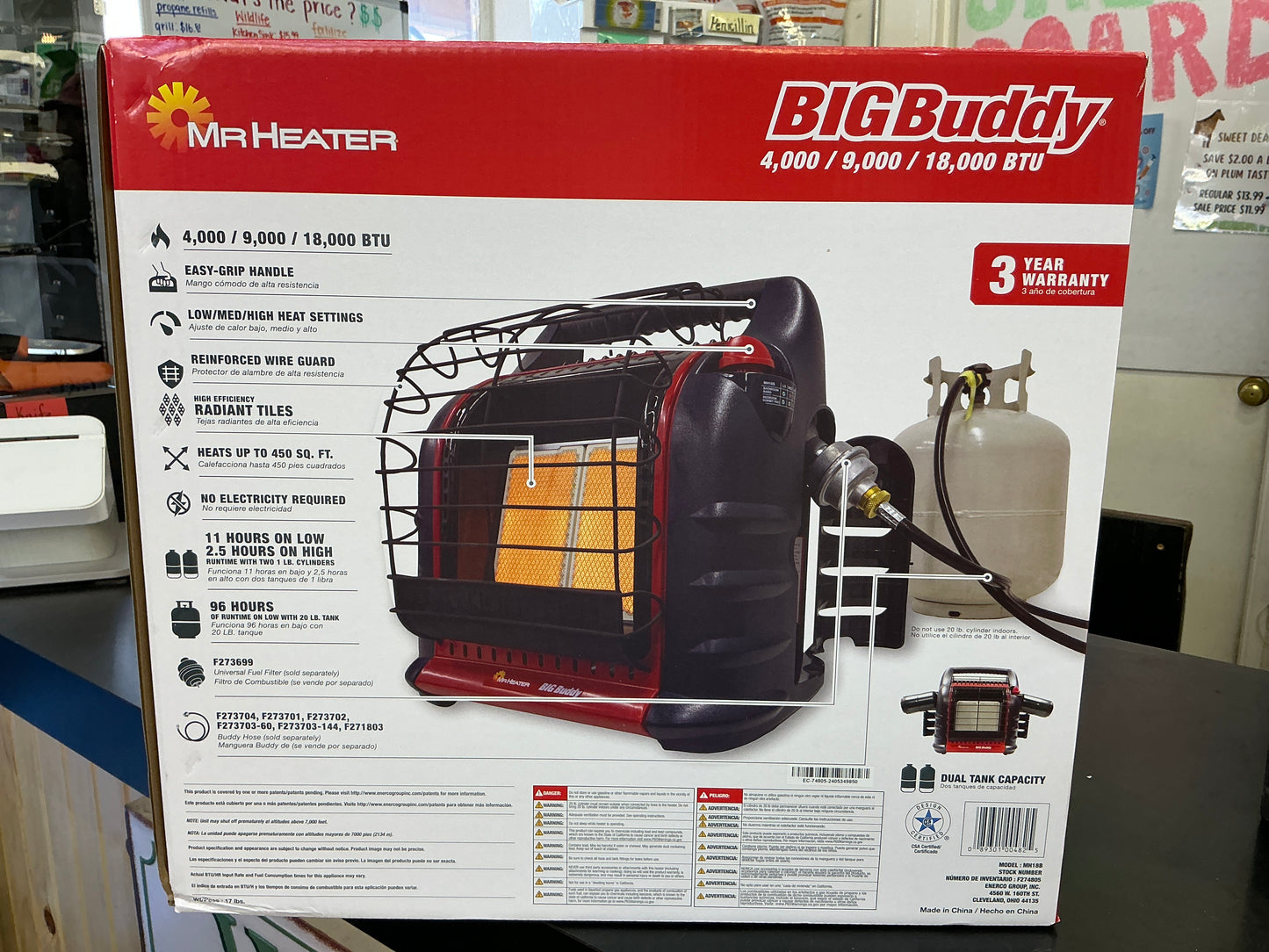 Big Buddy Propane Heater - Mr Heater
