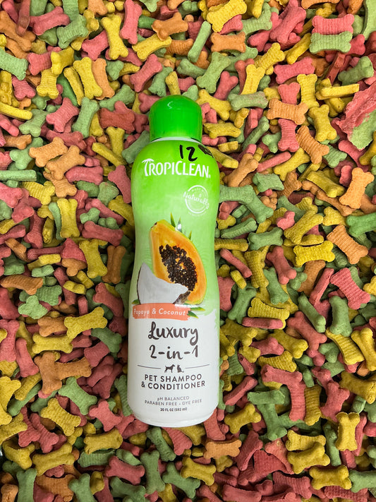 TropiClean Luxury 2-in-1 Shampoo & Conditioner