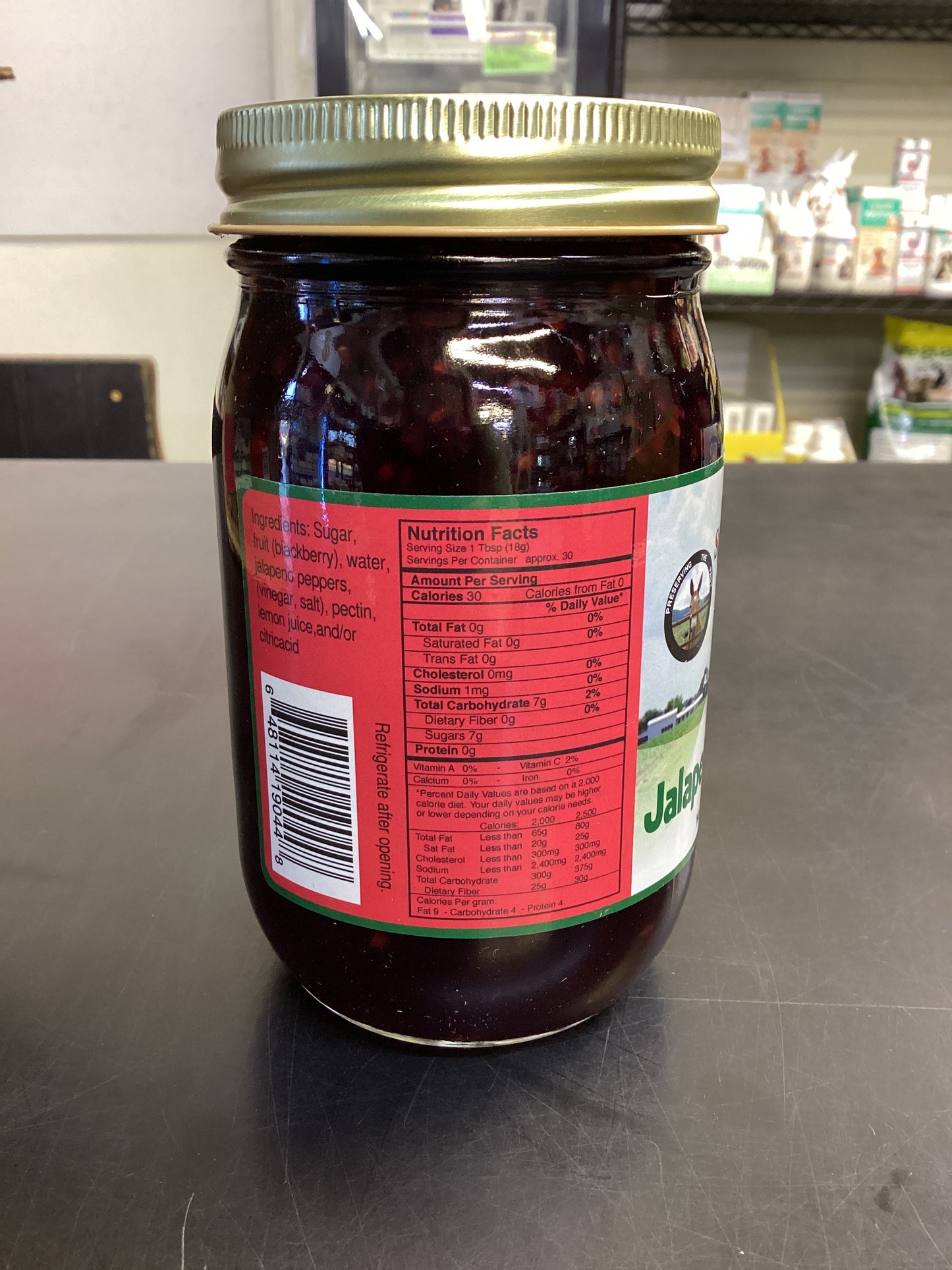 Jalapeño Blackberry Preserves