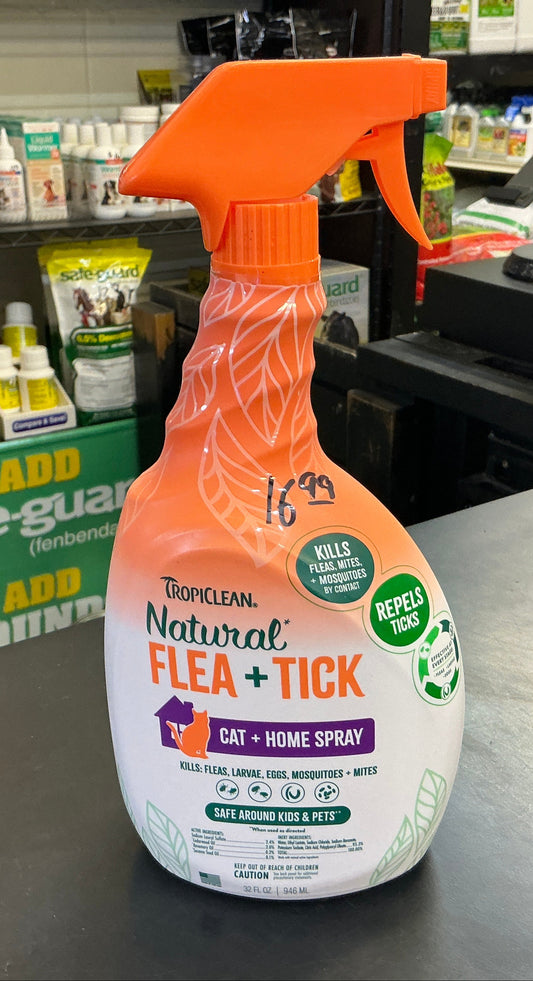 Tropiclean Natural Flea + Tick - Cat + Home spray