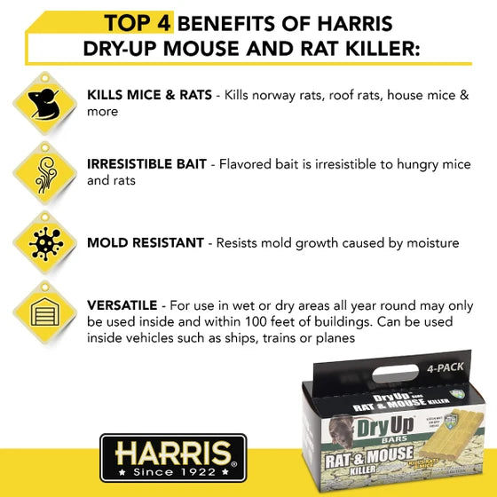 Dry Up Bars Rat & Mouse Killer