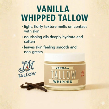 Vanilla Whipped Tallow Moisturizer 9oz