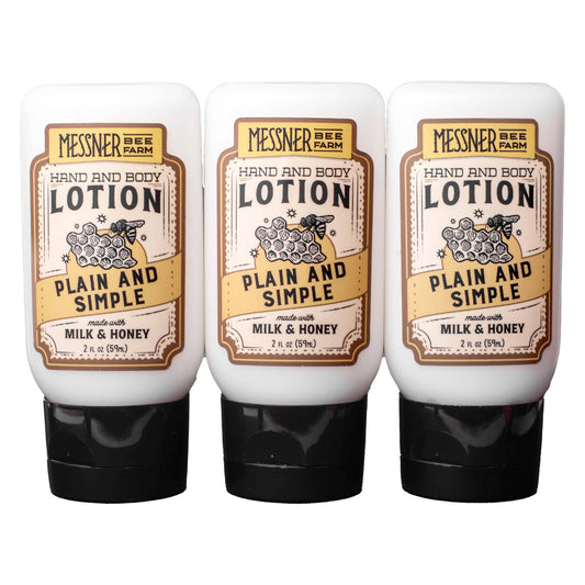 Plain and Simple - Milk and Honey Lotion - 2oz Travel