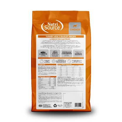 Nutrisource Turkey Meal & Barely 5lbs, 40lbs