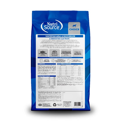 Nutrisource Whitefish Meal & Rice 5lb