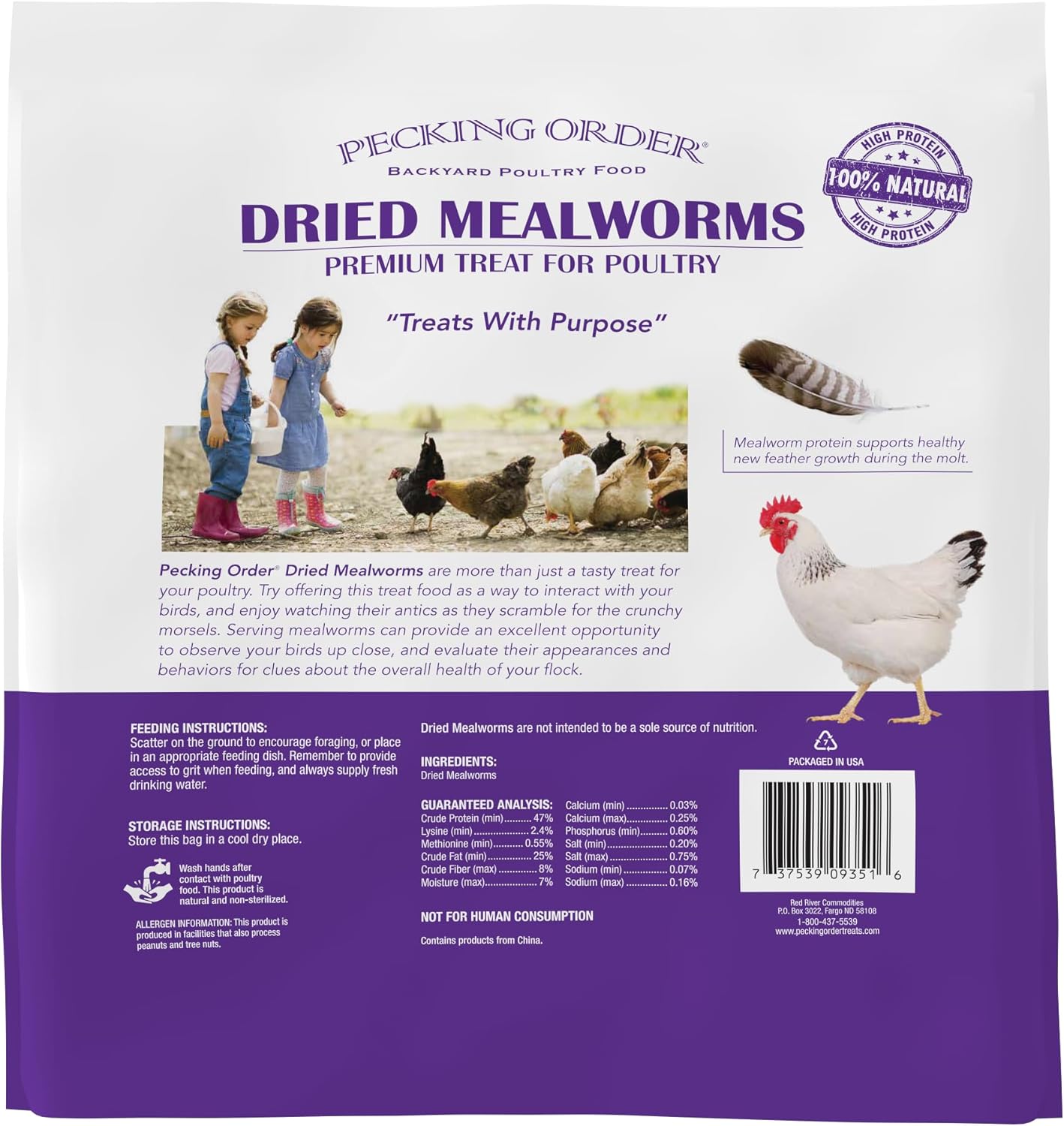 Pecking Order Dried Mealworms 5lb