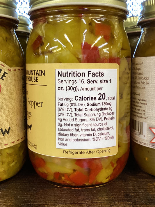 Hot Banana Pepper Rings
