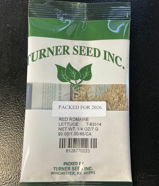 Red Romaine Lettuce Seeds