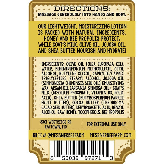 Plain and Simple - Milk and Honey Lotion - 2oz Travel