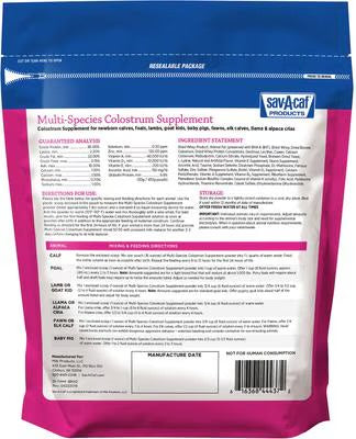 Suplemento de calostro multiespecies 