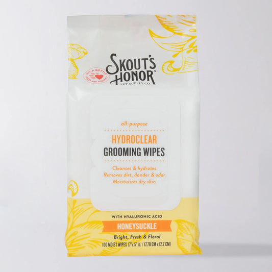 Skout’s Honor Grooming Wipes Honeysuckle