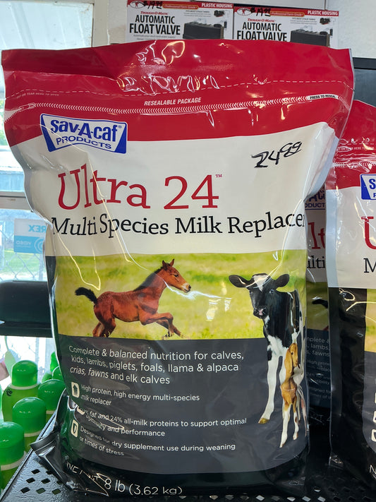 Ultra 24 Multi Species Milk Replacer 8lb