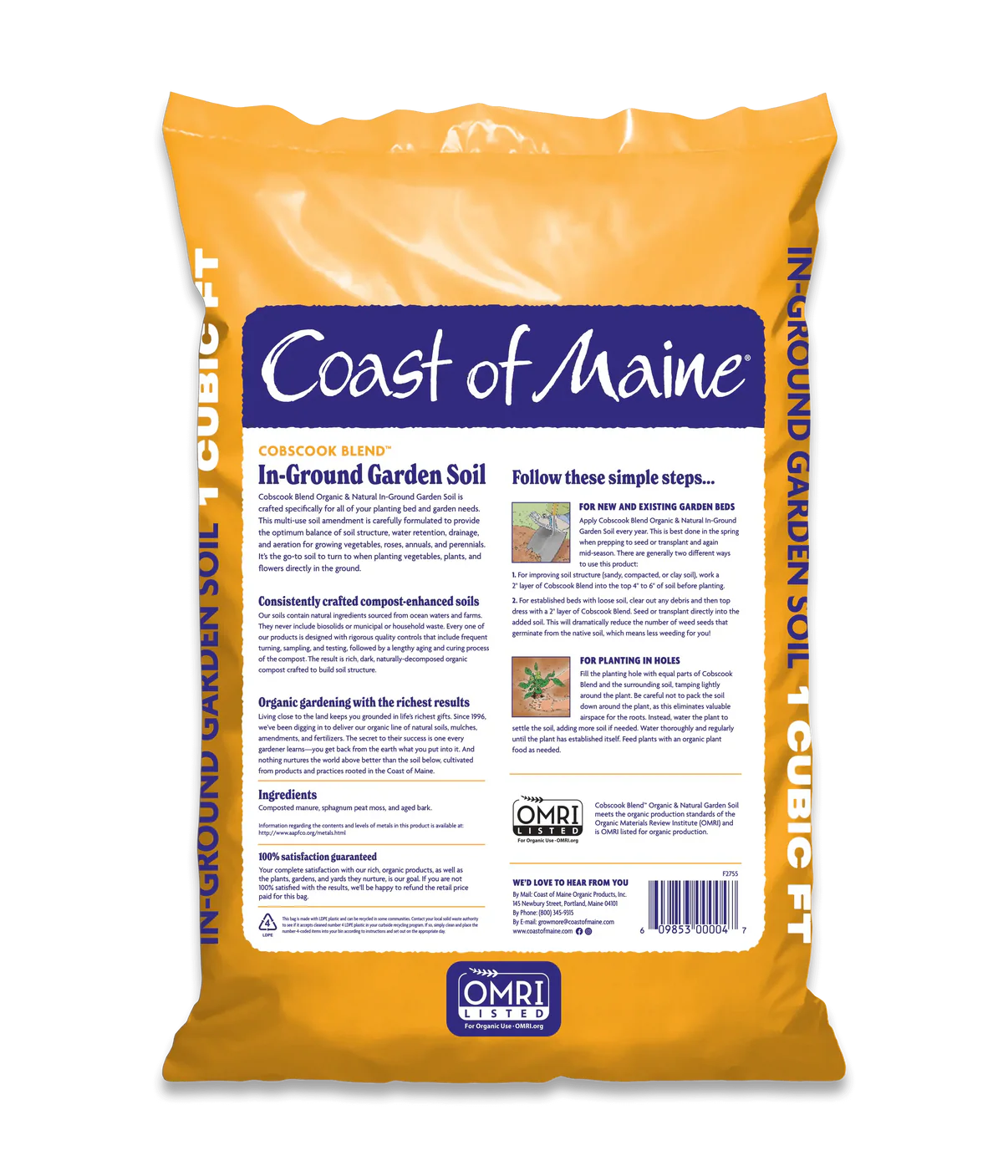 Coast of Maine Garden Soil Cobscook Blend
