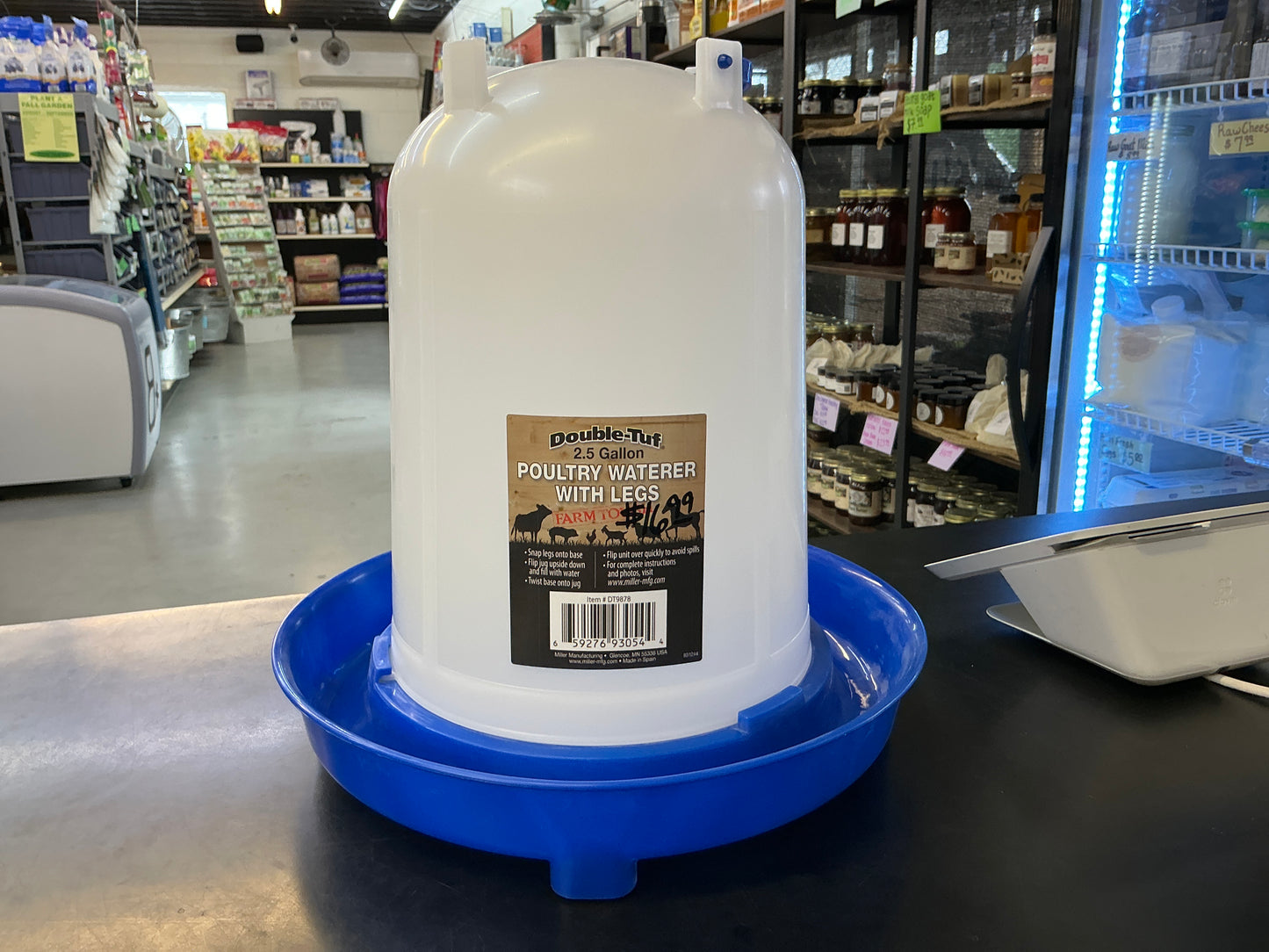 Double Tuf 2.5 Poultry Waterer with Legs