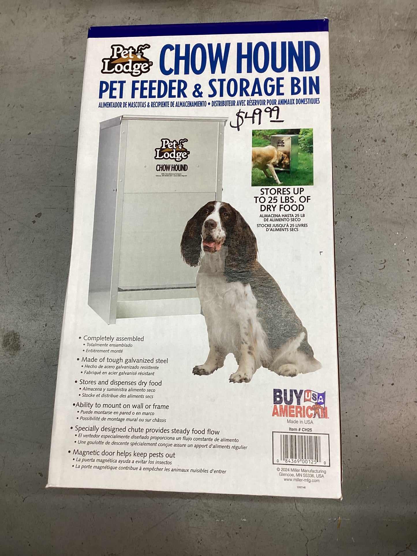 Chow Hound Pet Feeder 25lb