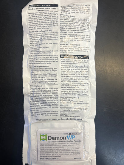Demon WP Water Soluble Packets