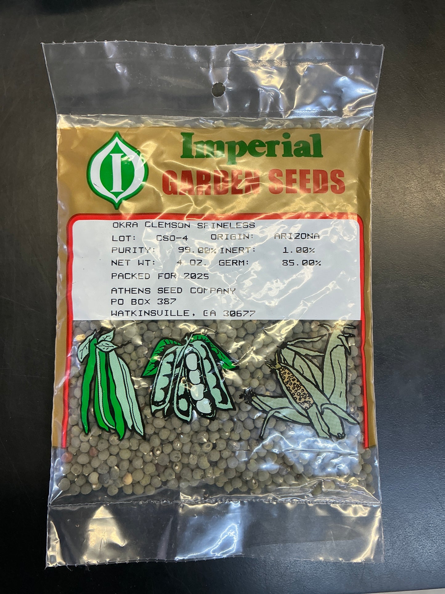 Clemson Spineless Okra Seeds