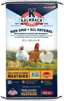 Kalmbach All Natural Non-GMO 22% Start to Finish Meatbird