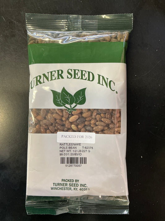 Rattlesnake Pole Bean Seed