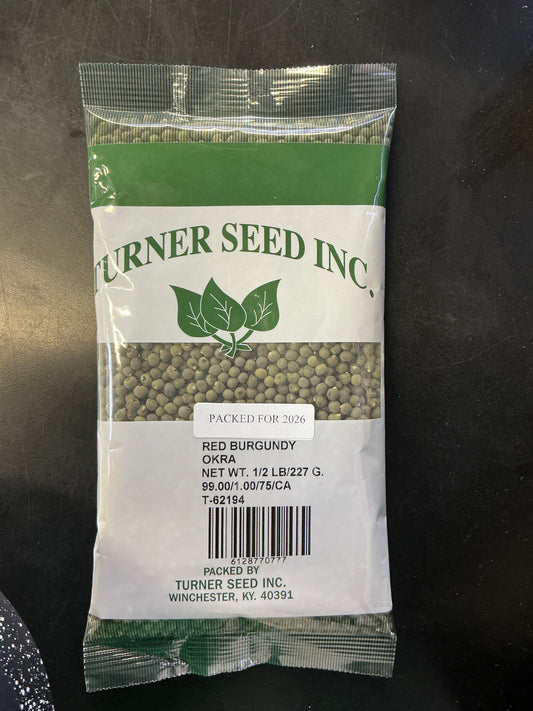 Red Burgundy Okra Seed