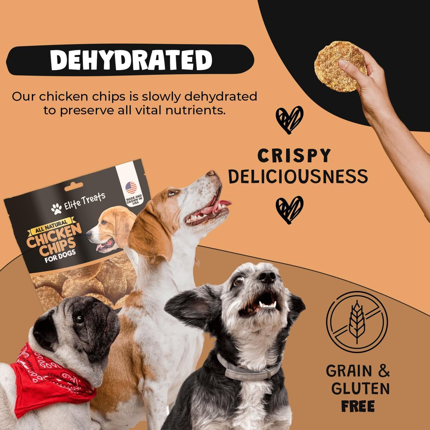 Elite Treats Chicken Chips