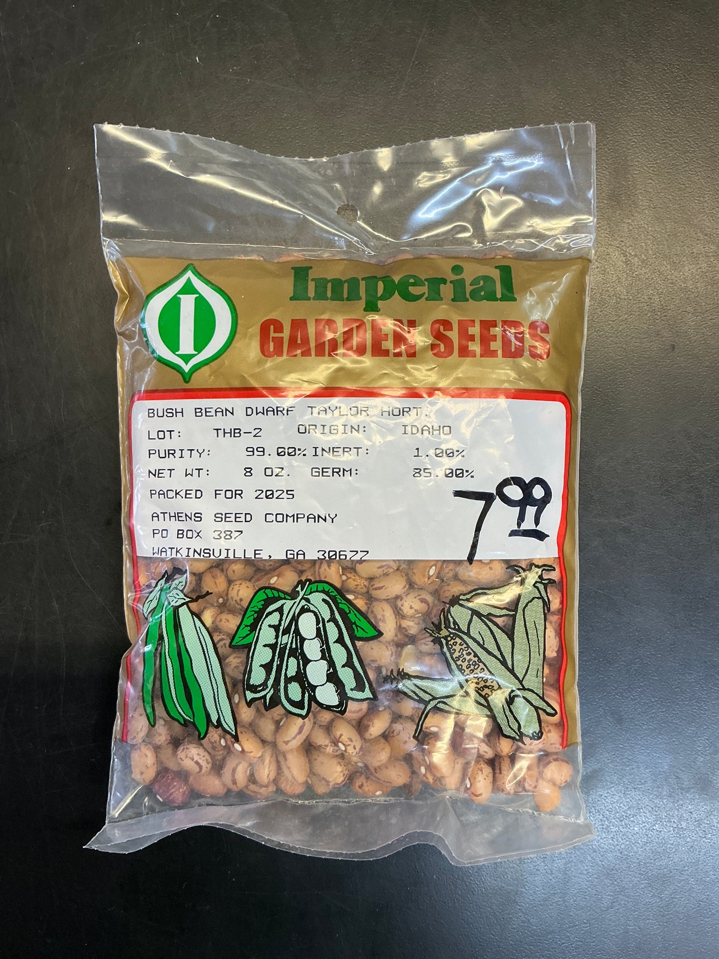 Dwarf Taylor Horticultural Bush Bean Seeds