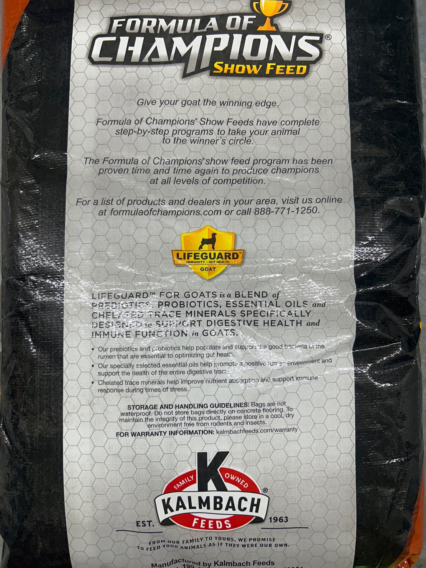 Formula Of Champions Big League Goat Feed