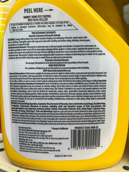 Bed Bug Killer - Harris Home Pest Control