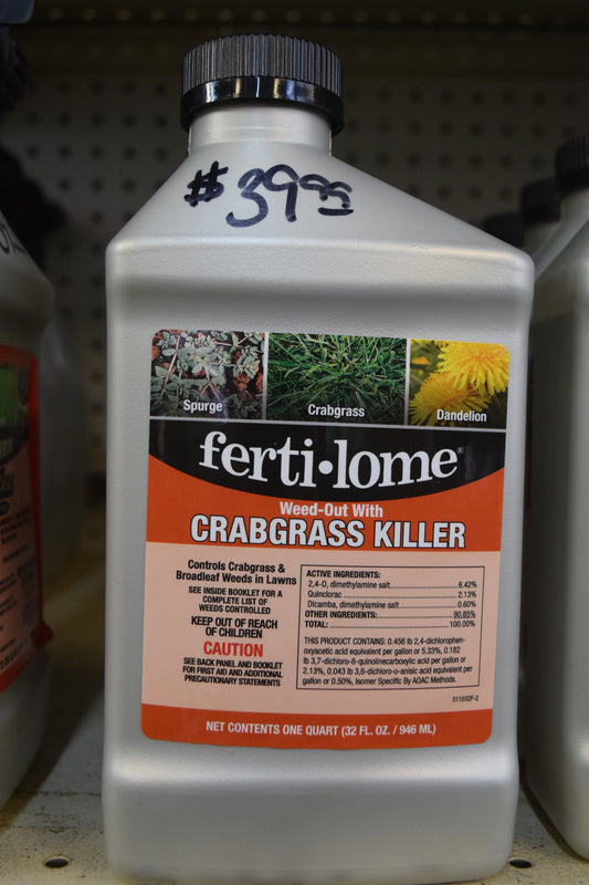 Weed Out with Crabgrass Killer Concentrate - Fertilome