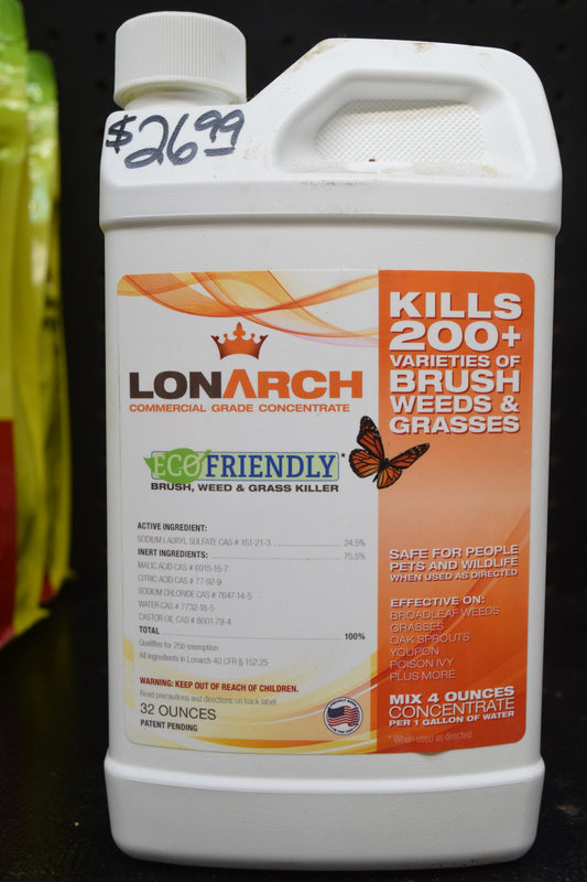 Lonarch - Brush, Weed, and Grass Killer - Eco Friendly