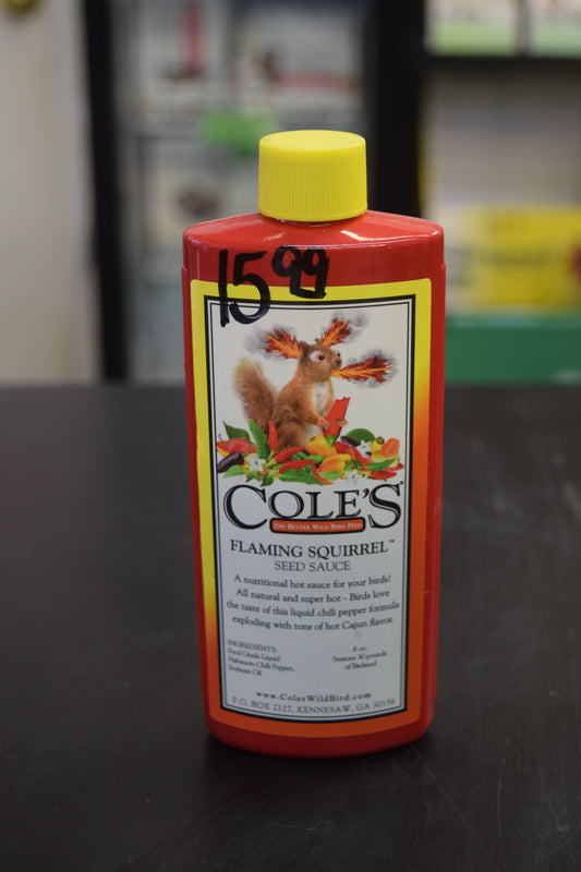 Cole's Flaming Squirrel Seed Sauce