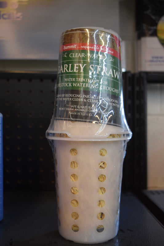 Clear-Water Barley Treatment for Livestock Watering Troughs