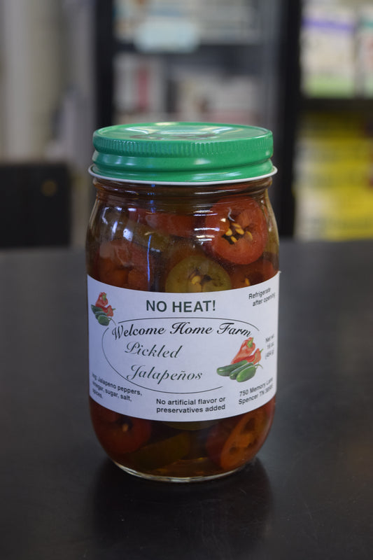Pickled Jalapeños - No Heat!