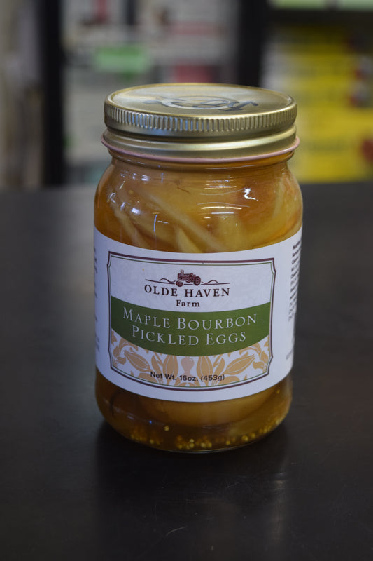 Maple Bourbon Pickled Eggs