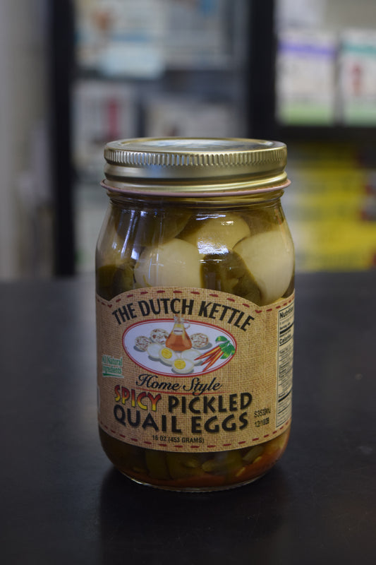 Spicy Pickled Quail Eggs