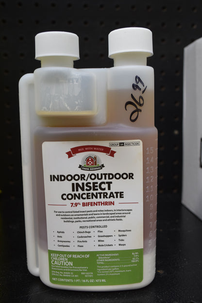 7.9% Bifenthrin Indoor/Outdoor Insect Concentrate - Pint