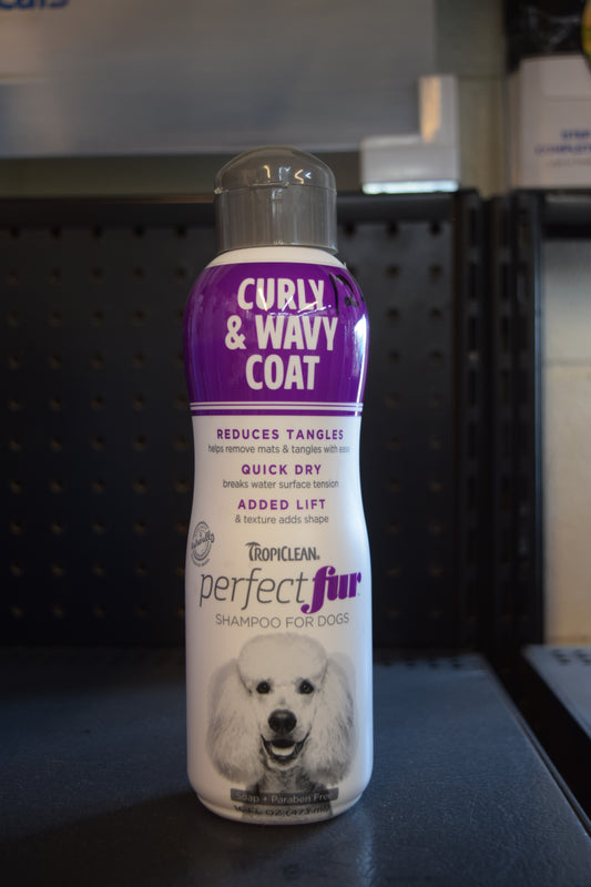 Tropiclean Perfect Fur Curly & Wavy Coat Shampoo
