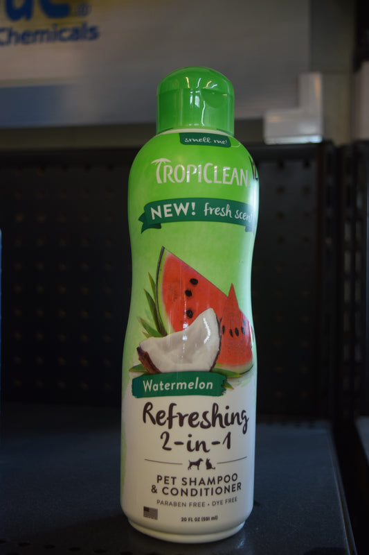 Tropiclean Refreshing 2-in1 Shampoo & Conditioner - Watermelon