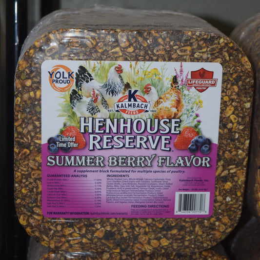 HenHouse Reserve Poultry Block - Summer Berry Flavor